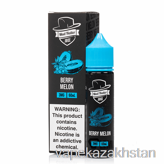 Vape Disposable Berry Melon - Mad Hatter - 60mL 6mg